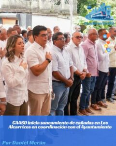 CAASD inicia saneamiento de cañadas en Los Alcarrizos en coordinación con el Ayuntamiento